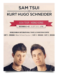 Sam Tsui & Kurt Hugo Schneider亚洲巡演北京站